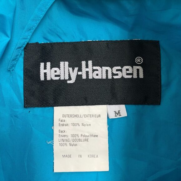 Vintage Helly Hansen Windbreaker Ski Jacket Womens M Medium 1/4 Zip Pullover - Picture 10 of 13